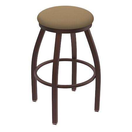 Holland Bar Stool Co 25" Swivel Counter Stool, Brnz Finish, Canter Sand Seat X802